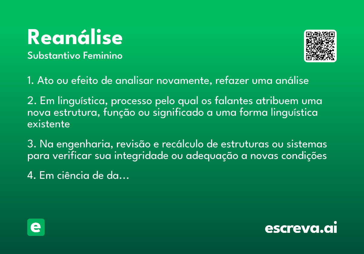 reanálise