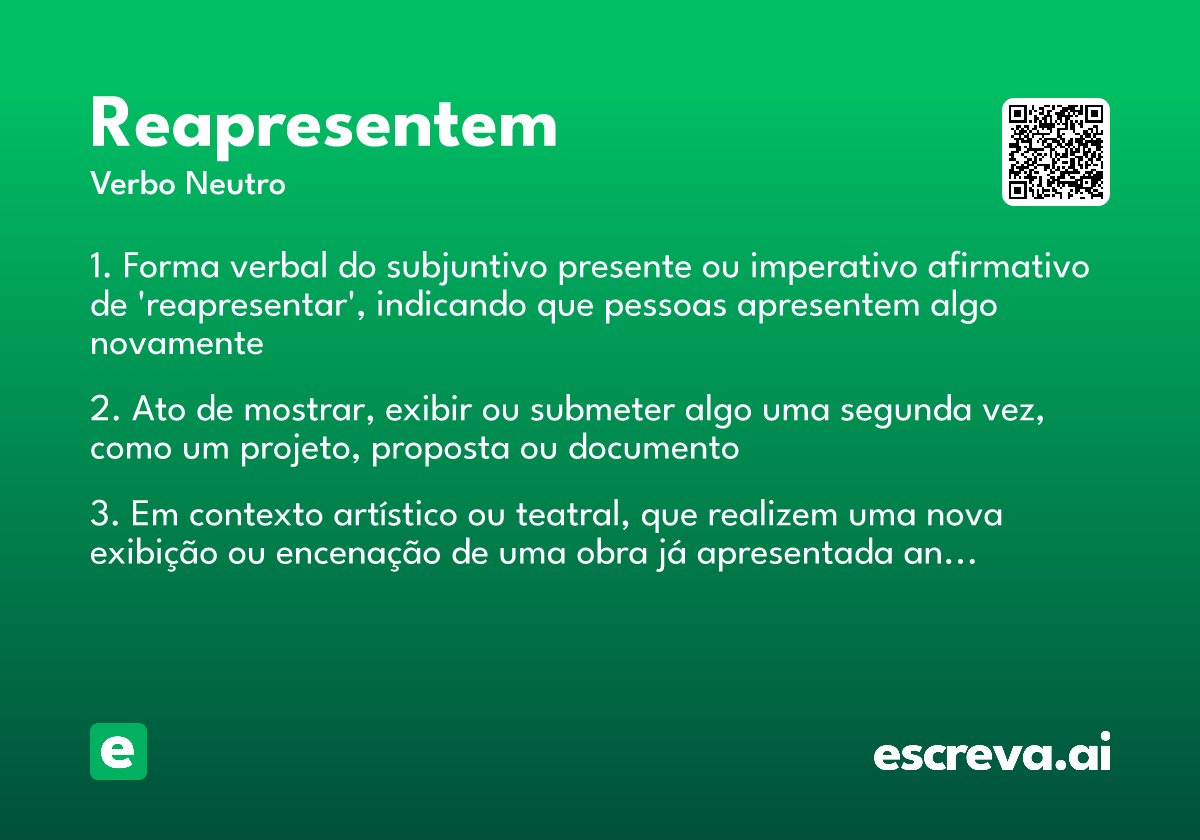 reapresentem