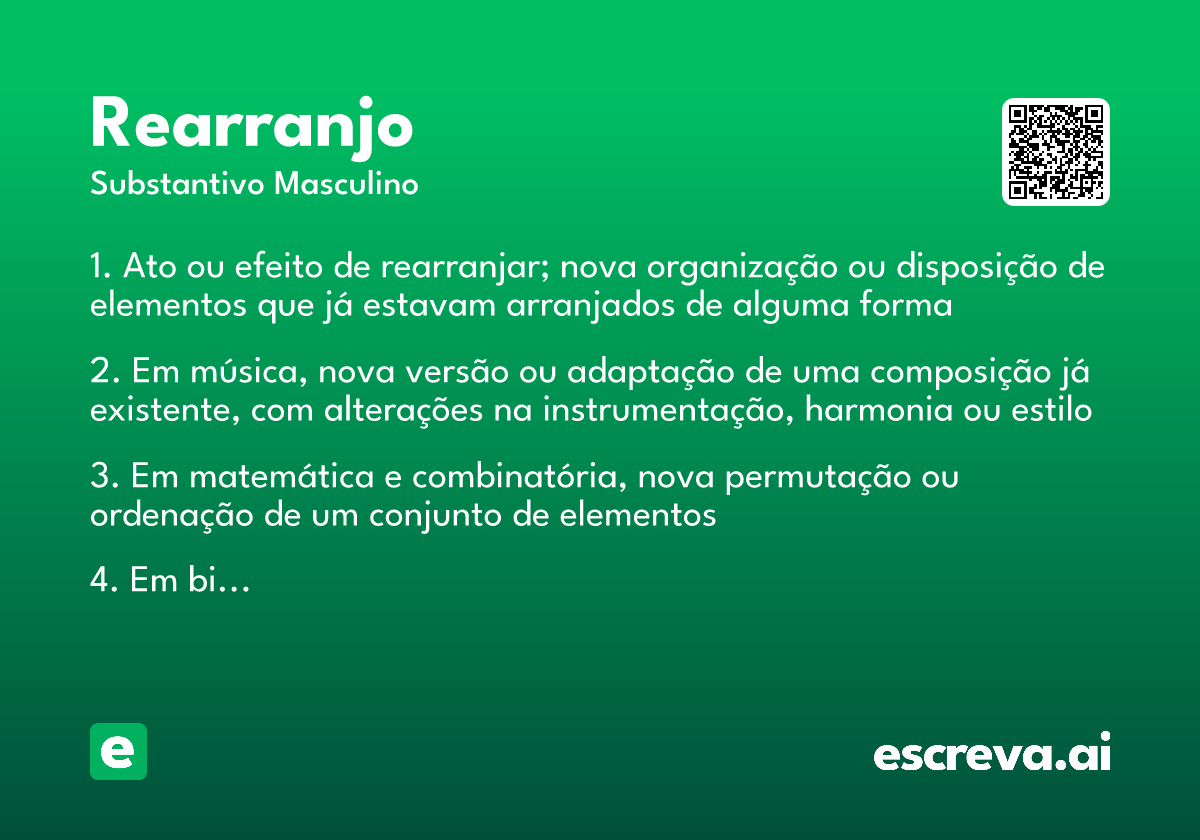 rearranjo