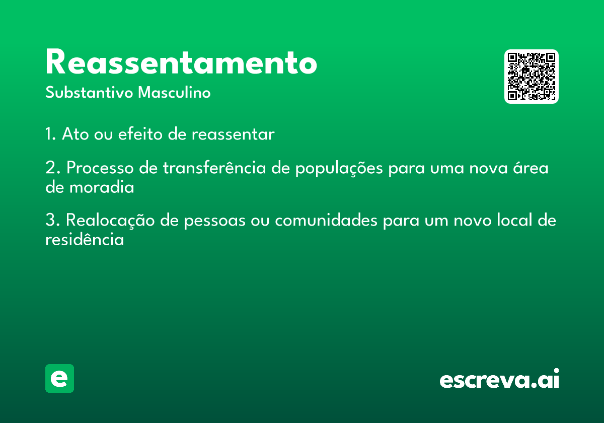 reassentamento
