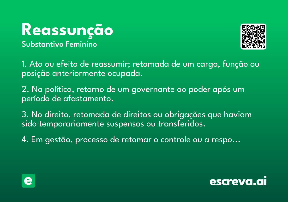 reassunção