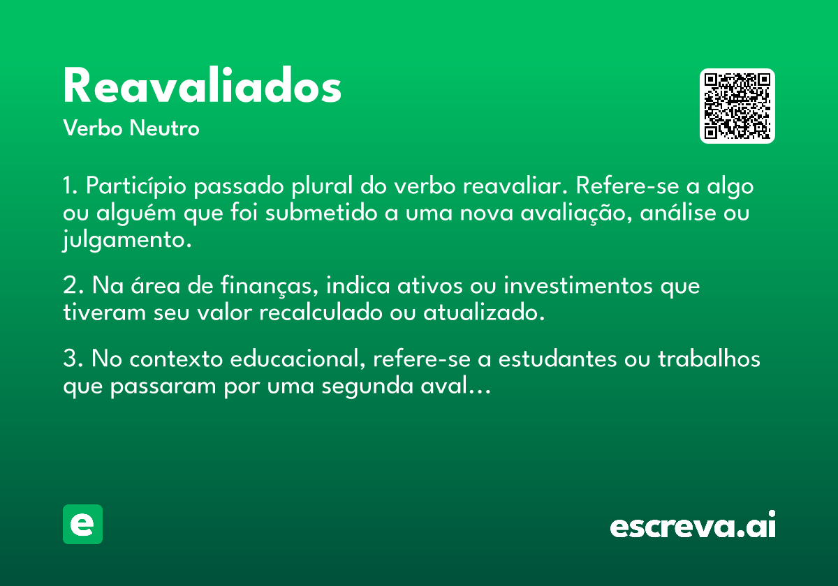 reavaliados