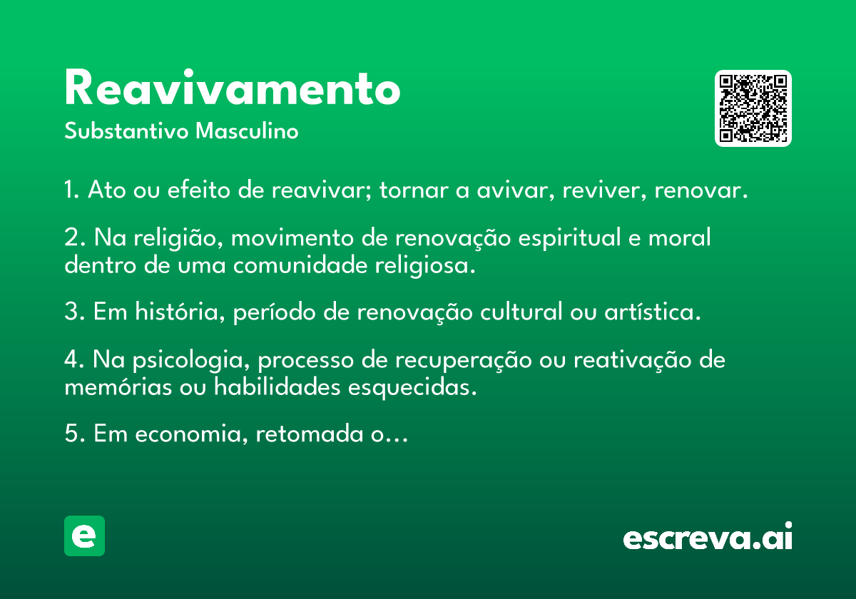 reavivamento