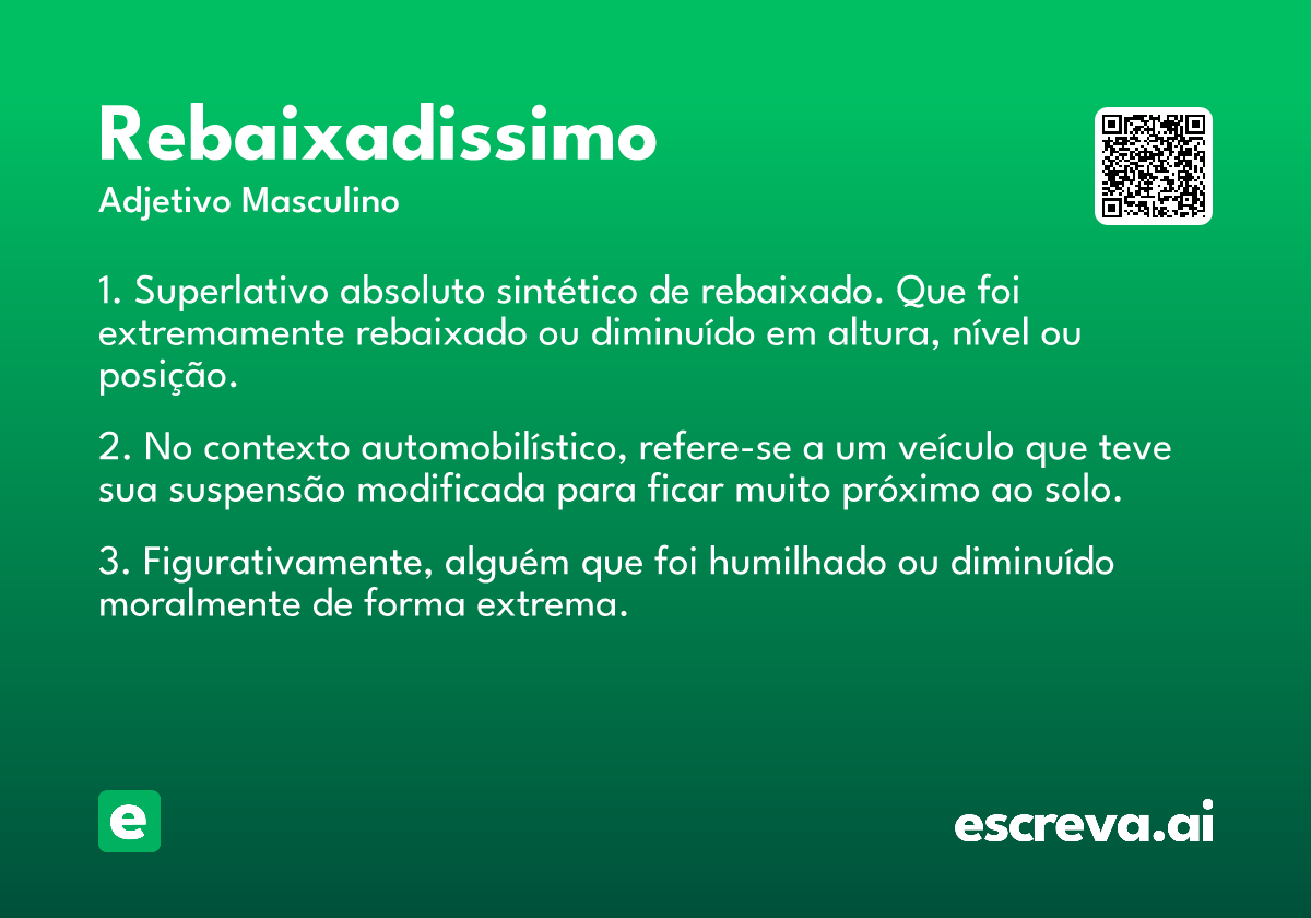 rebaixadissimo