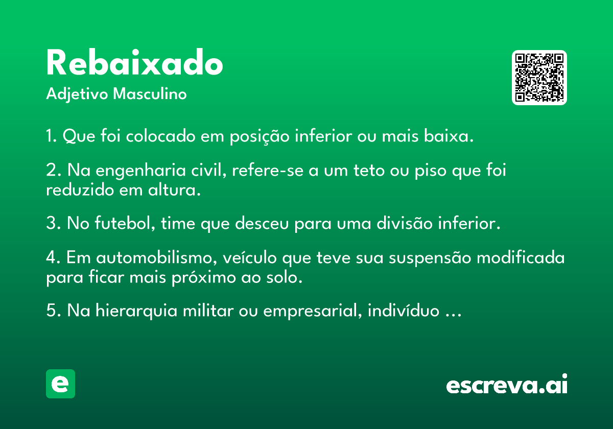 rebaixado