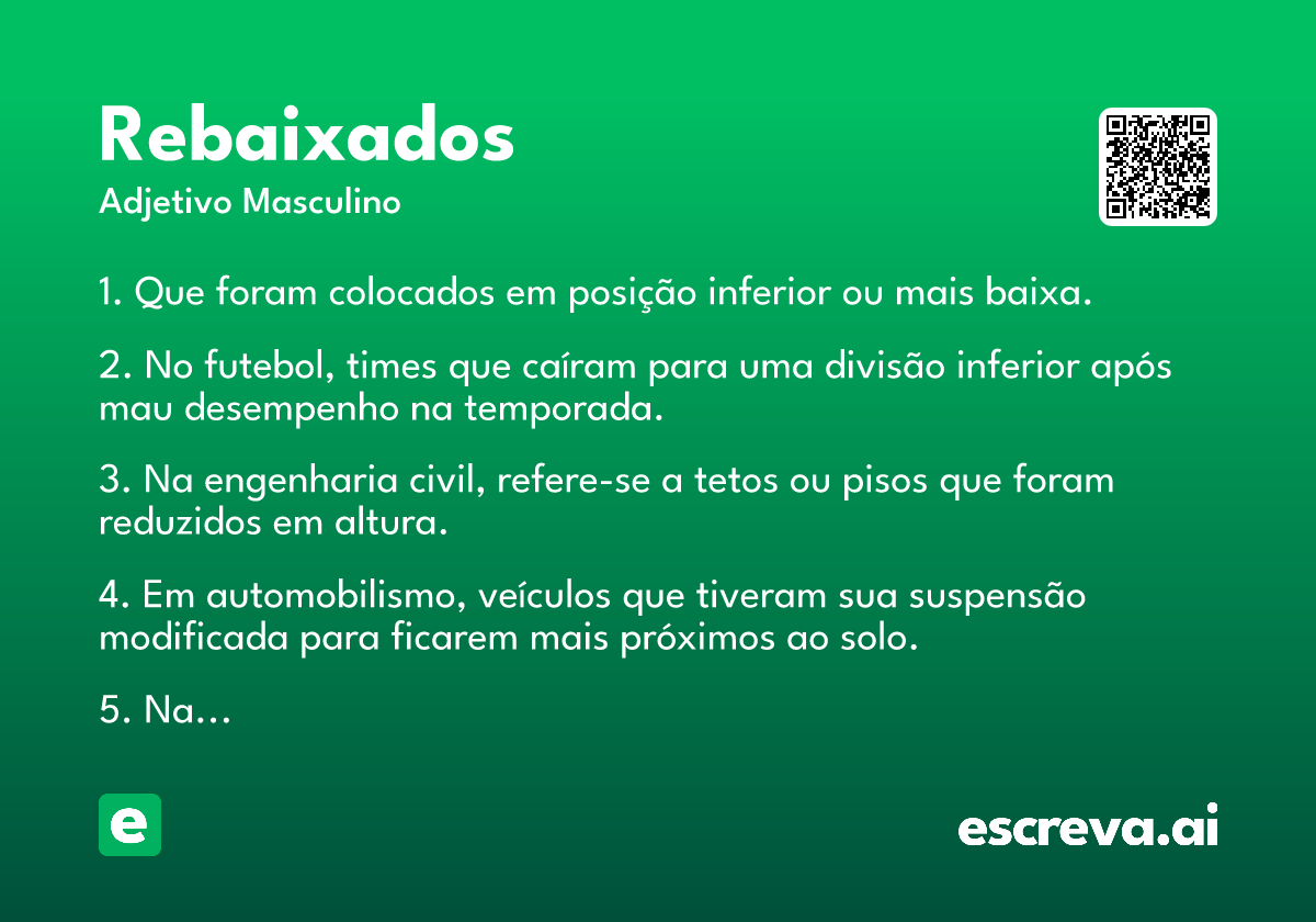 rebaixados