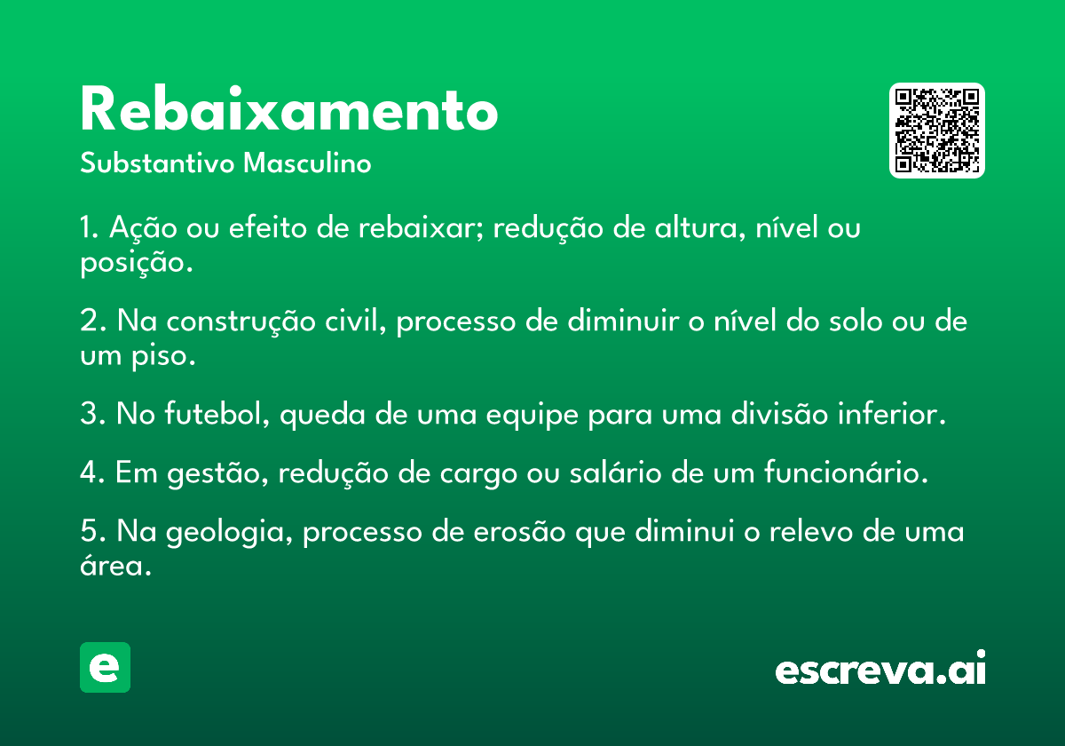 rebaixamento