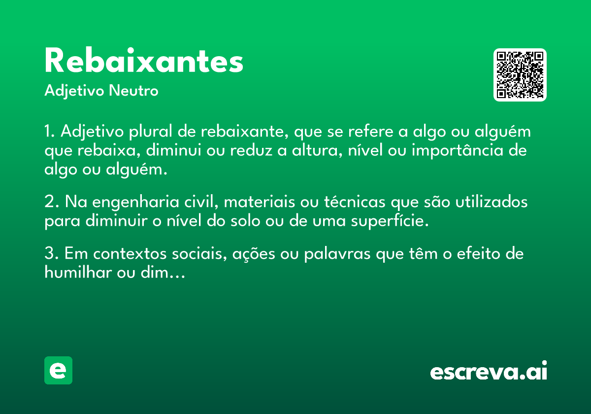 rebaixantes