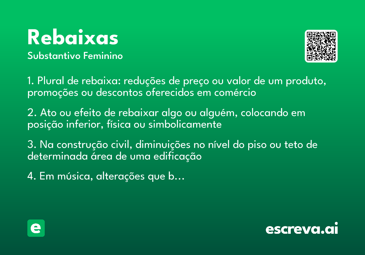 rebaixas