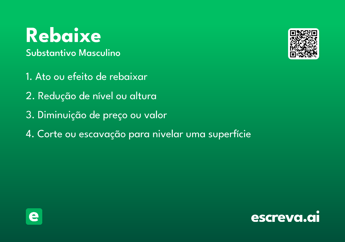 rebaixe