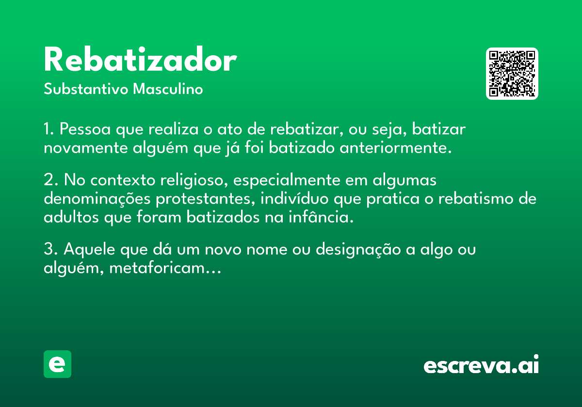 rebatizador