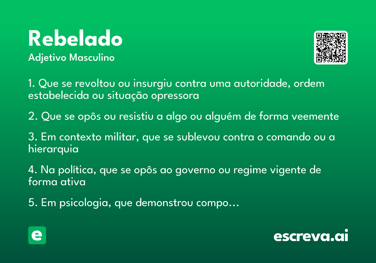 rebelado