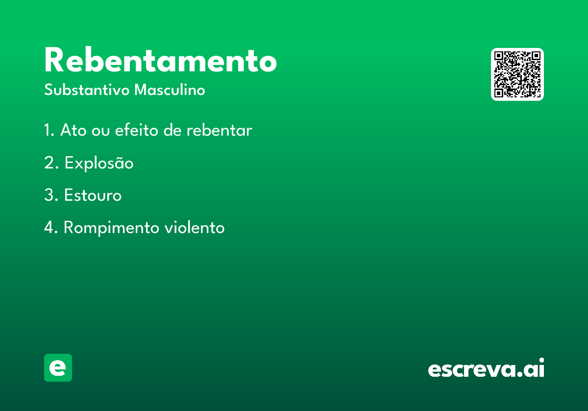 rebentamento