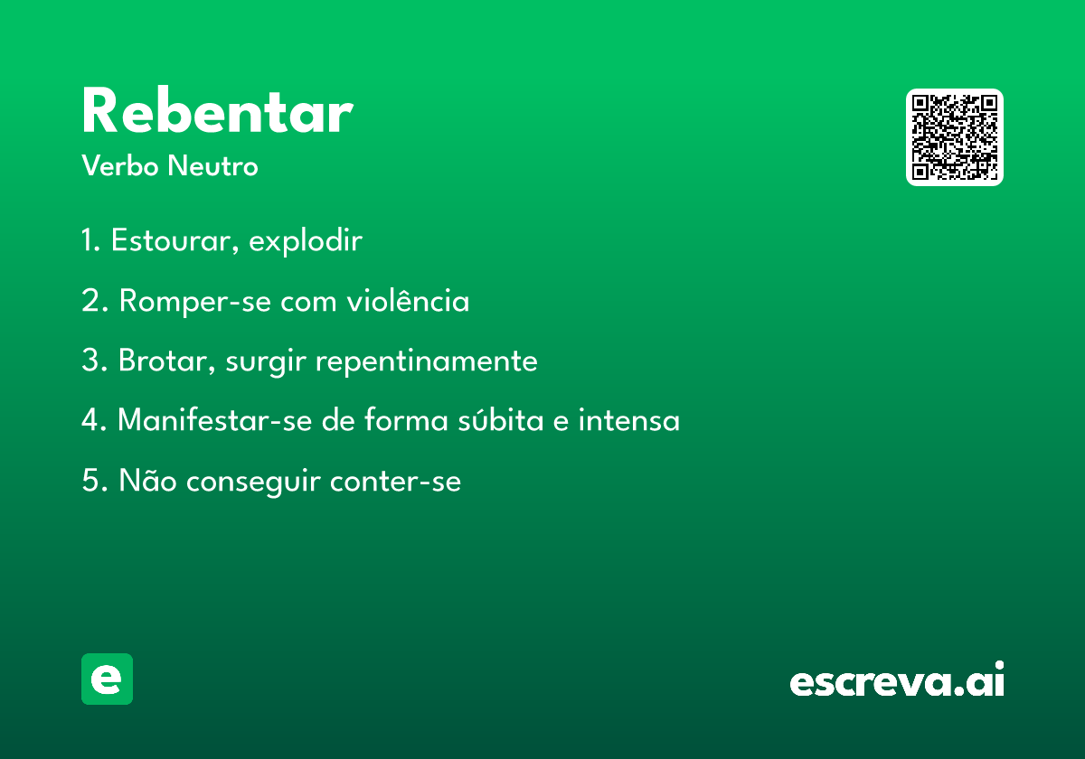 rebentar