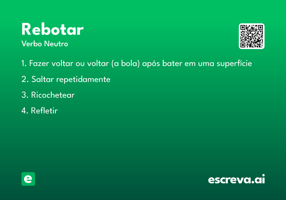 rebotar