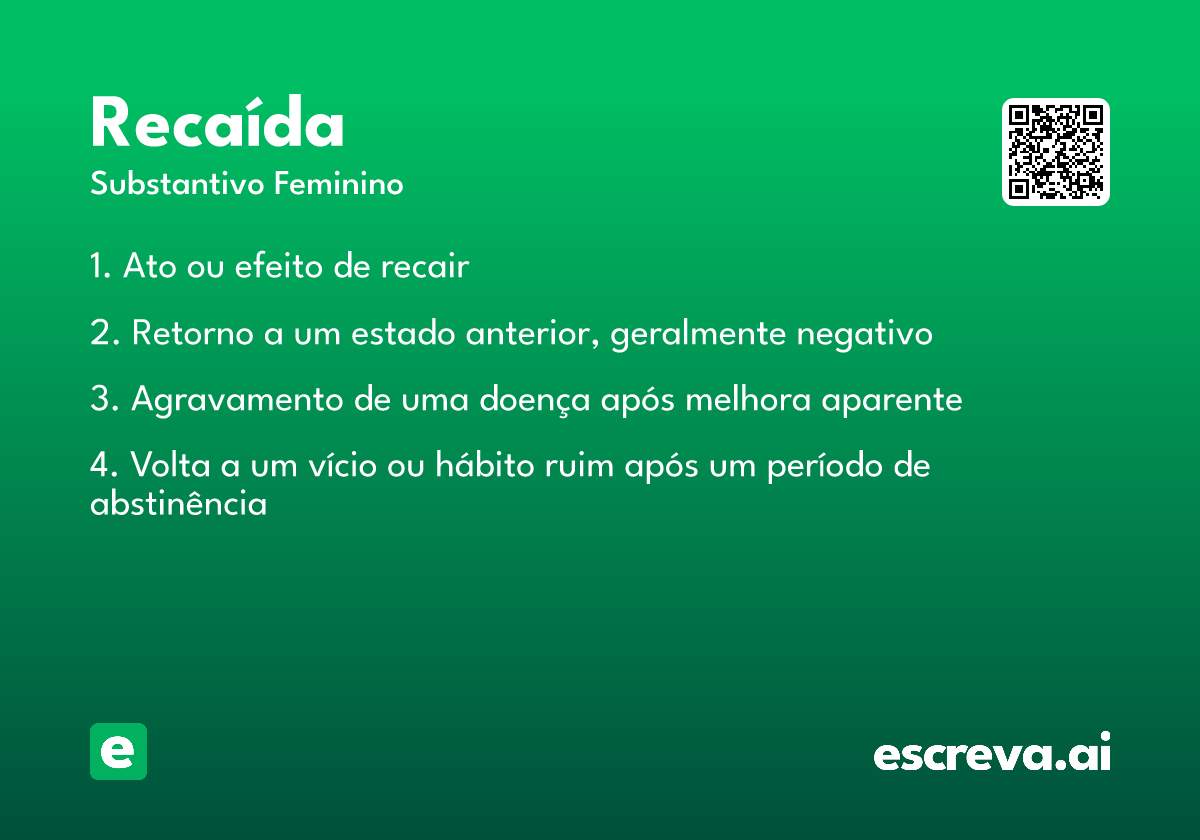 recaída