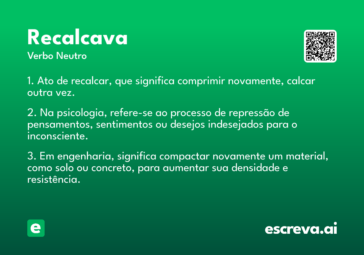 recalcava