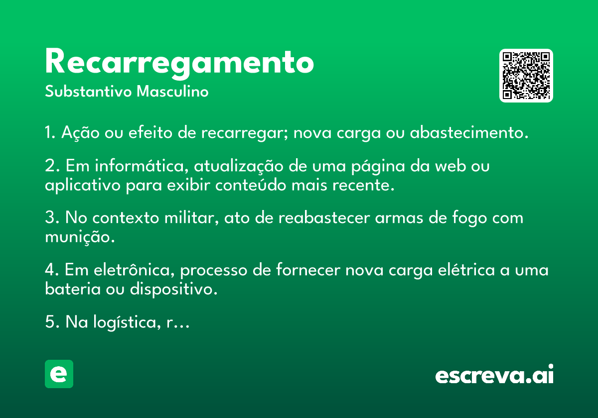 recarregamento