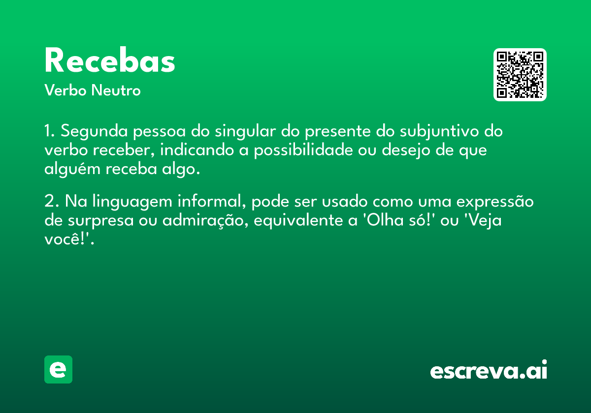 recebas