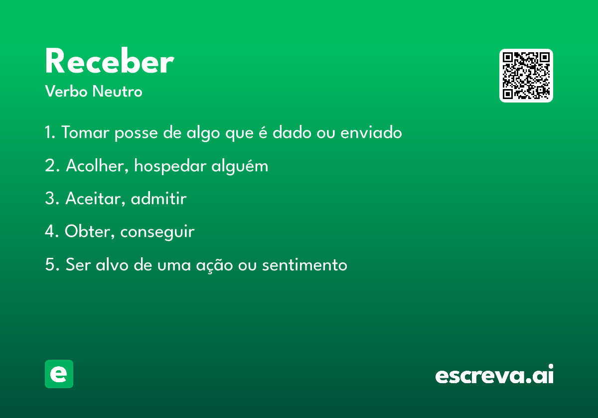 receber