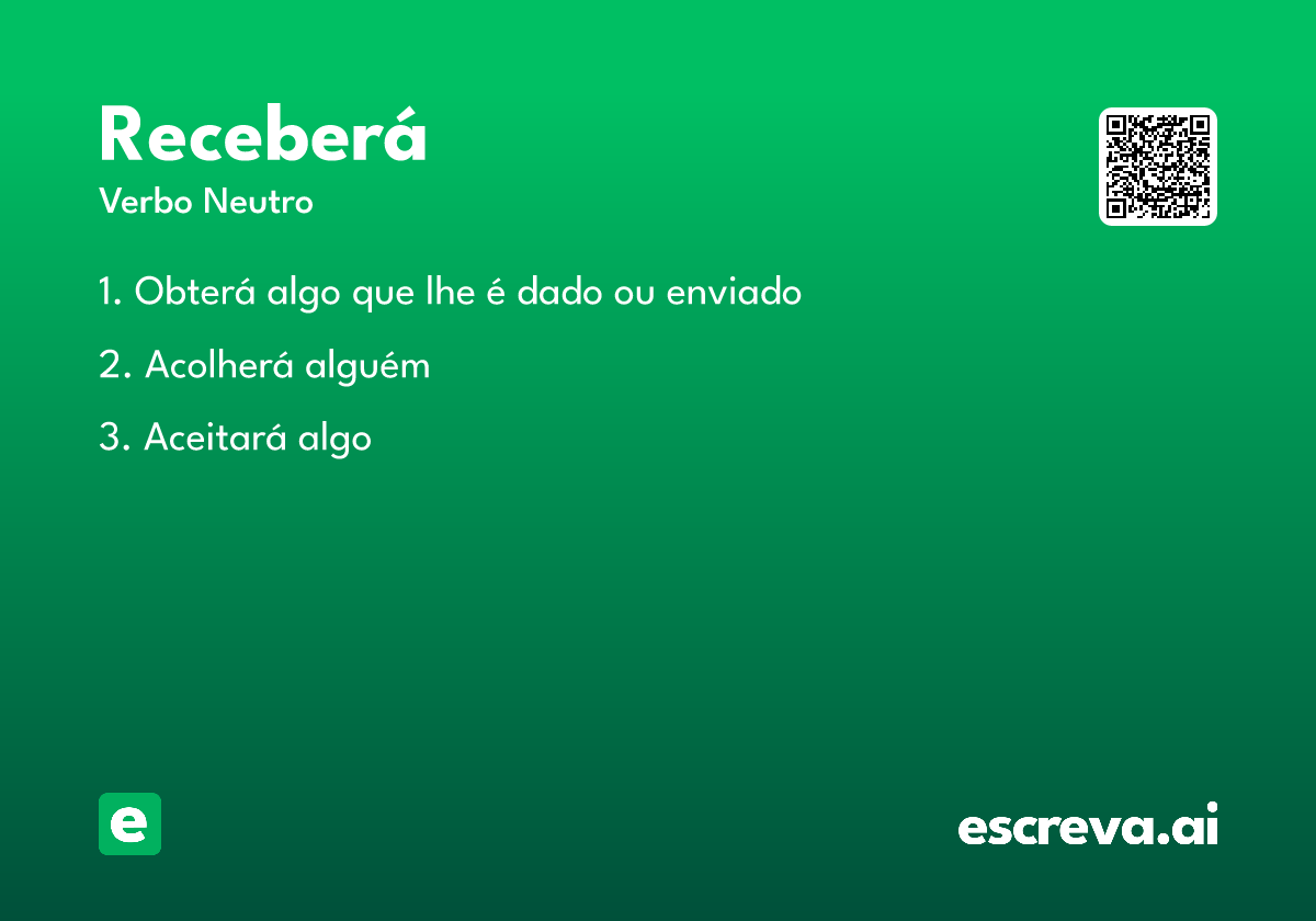 receberá