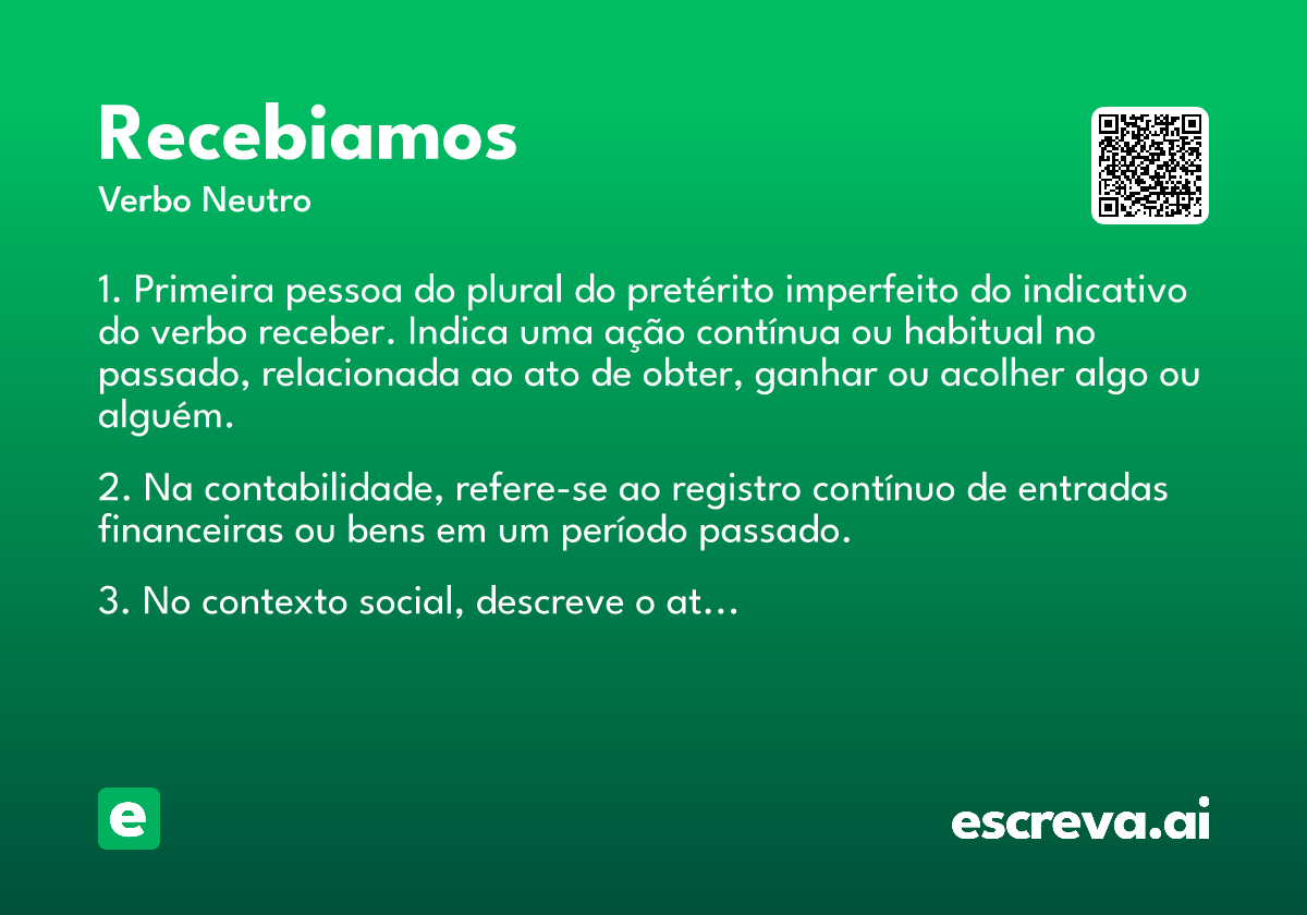 recebiamos
