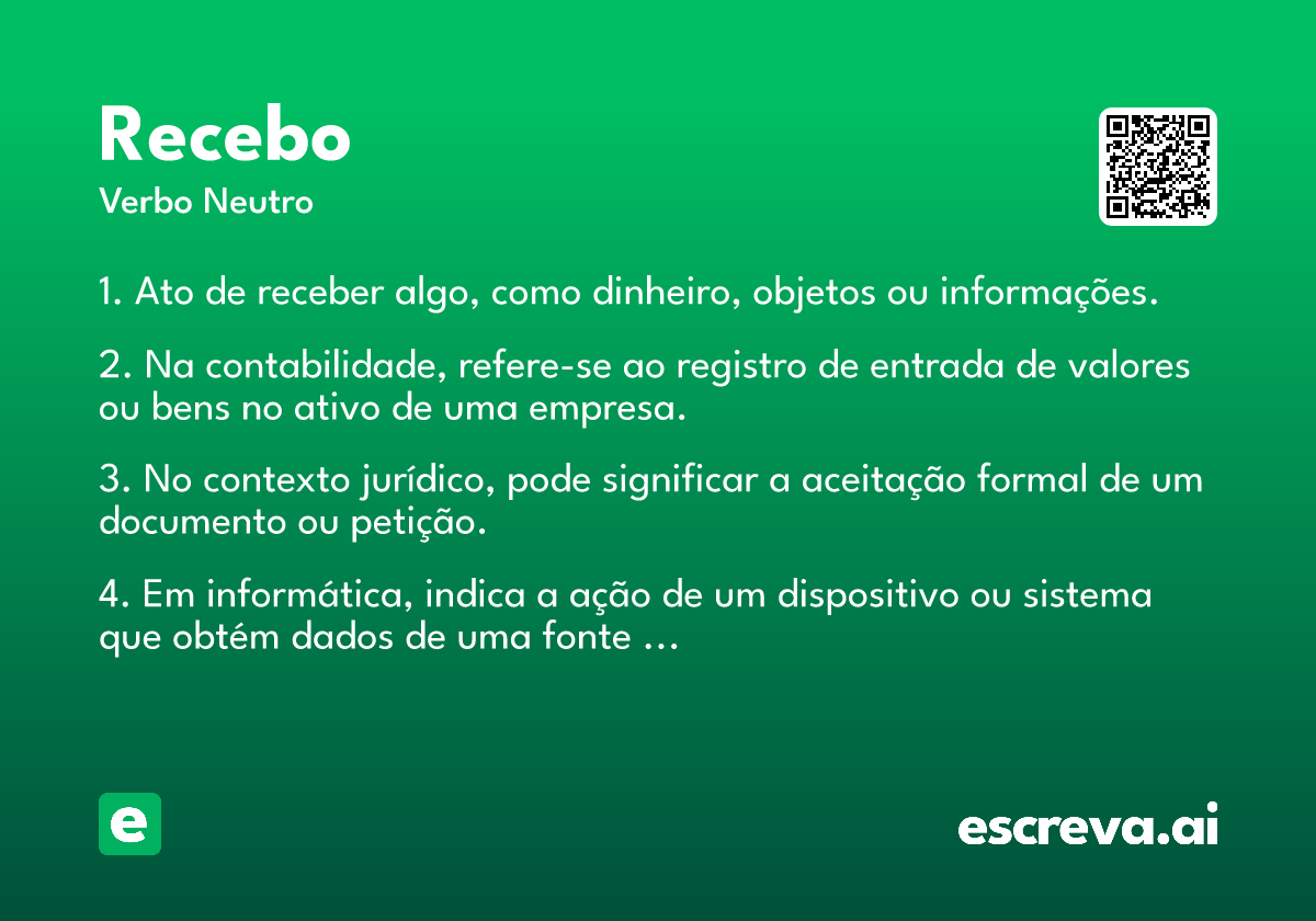 recebo