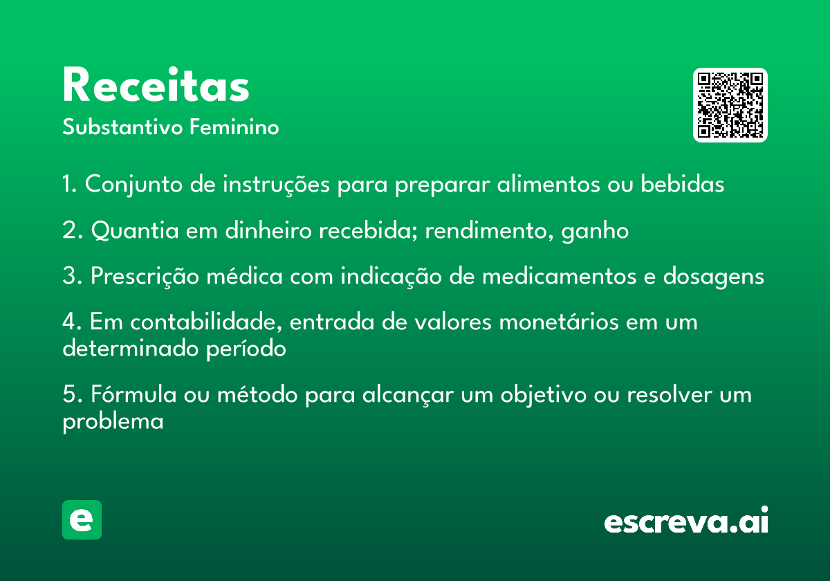 receitas