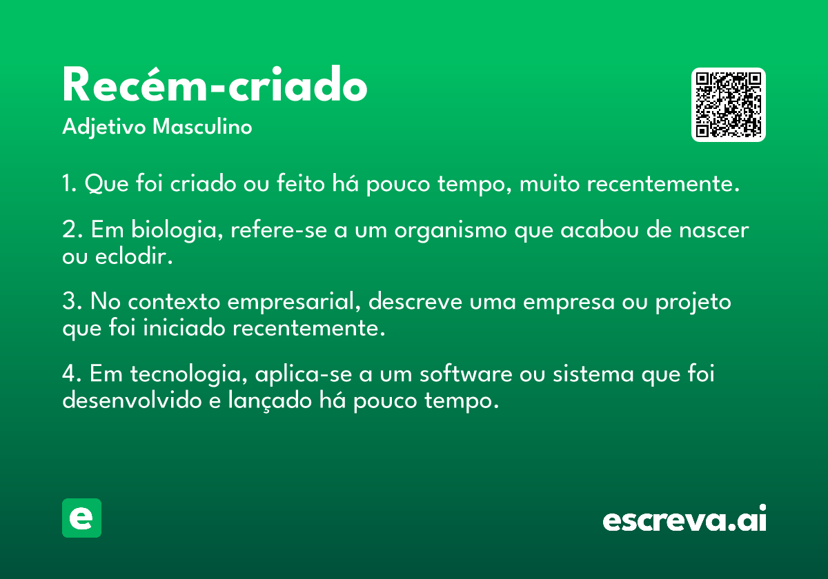 recém-criado