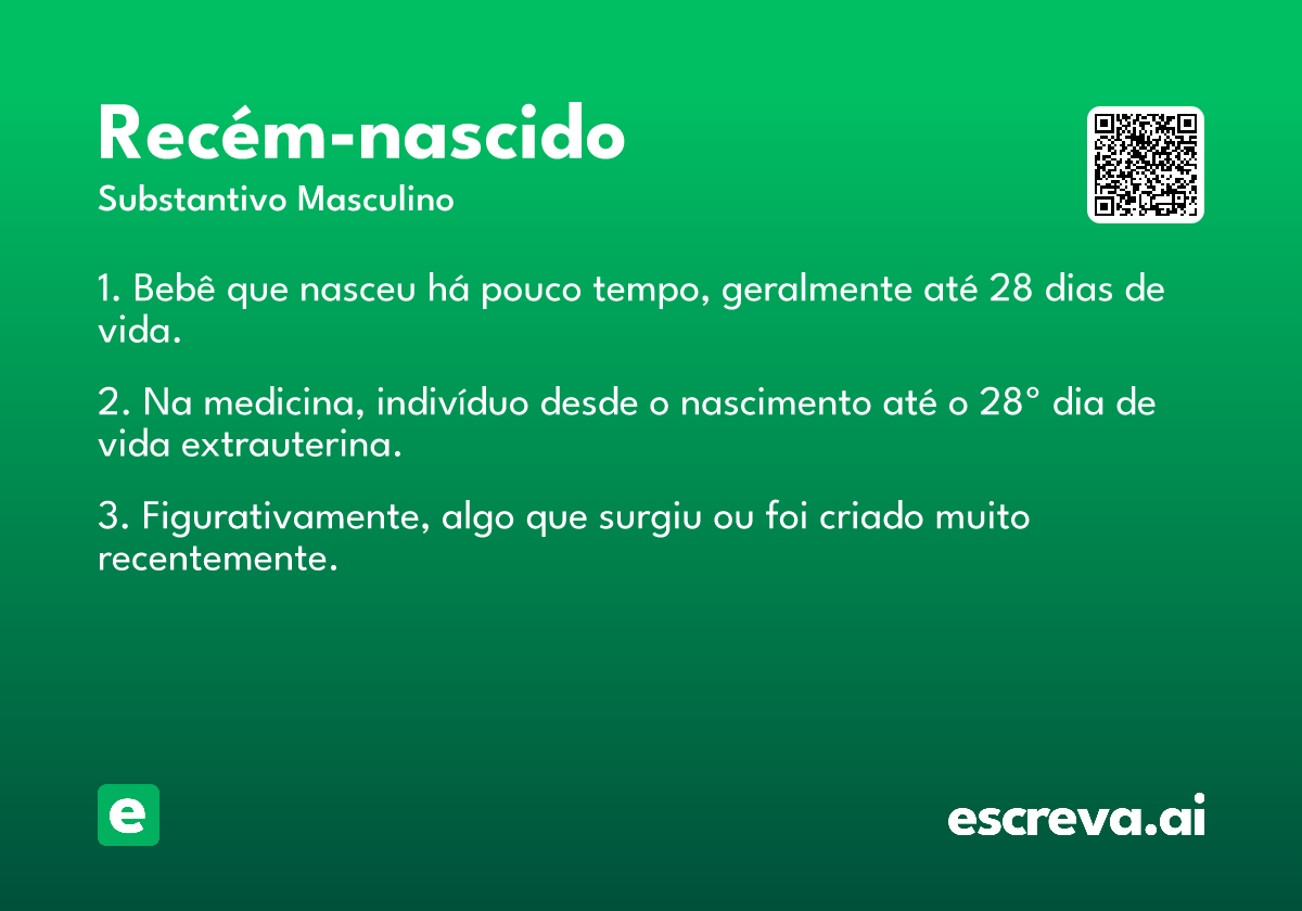 recém-nascido