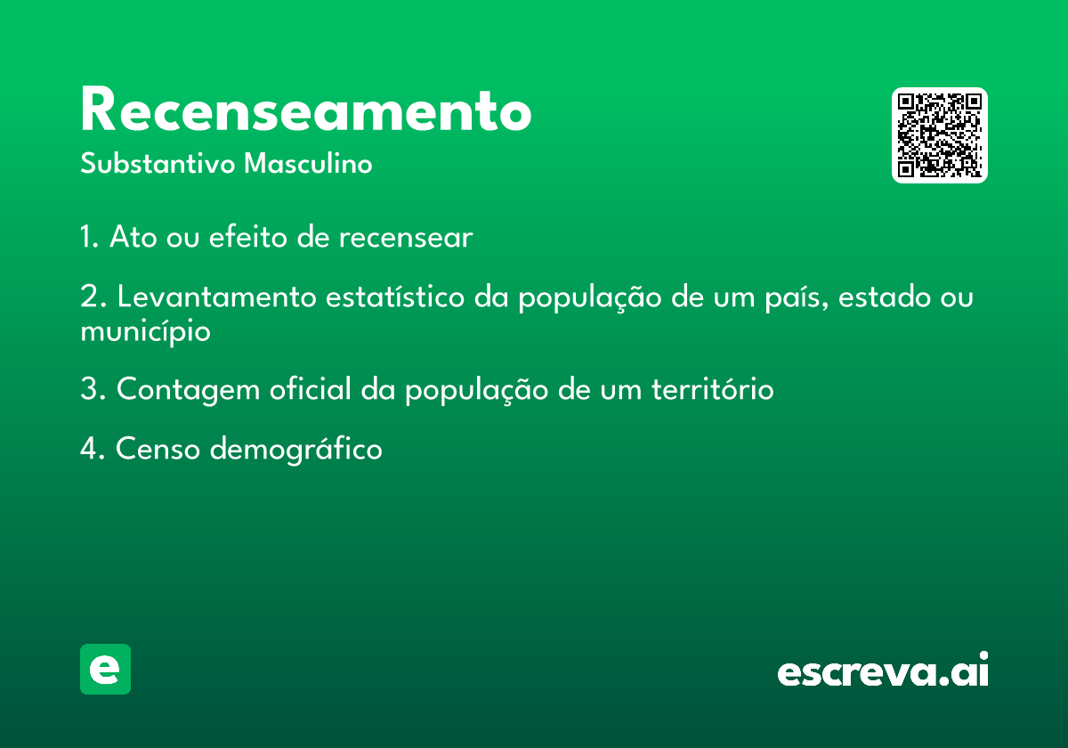 recenseamento