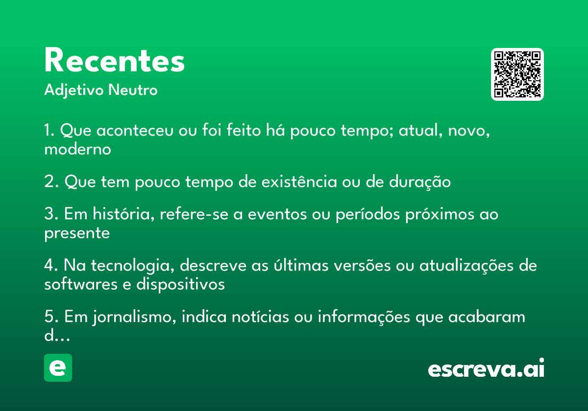 recentes
