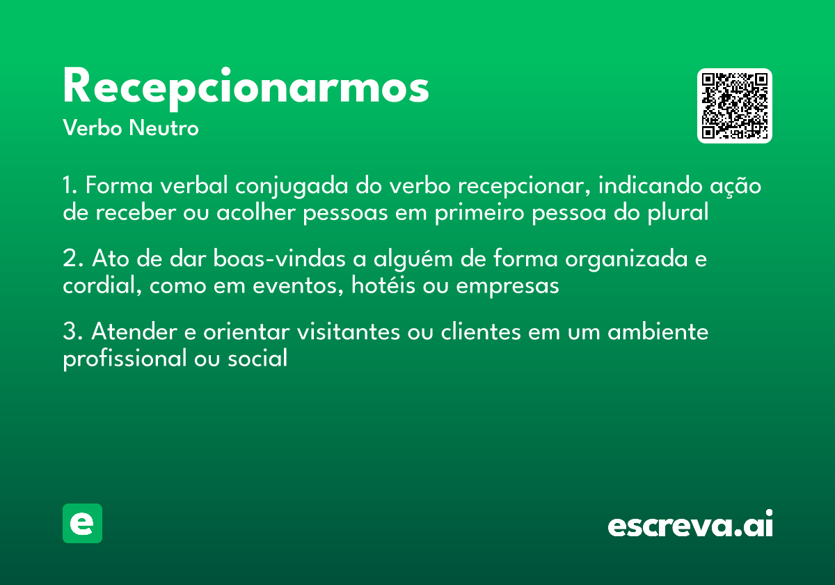 recepcionarmos