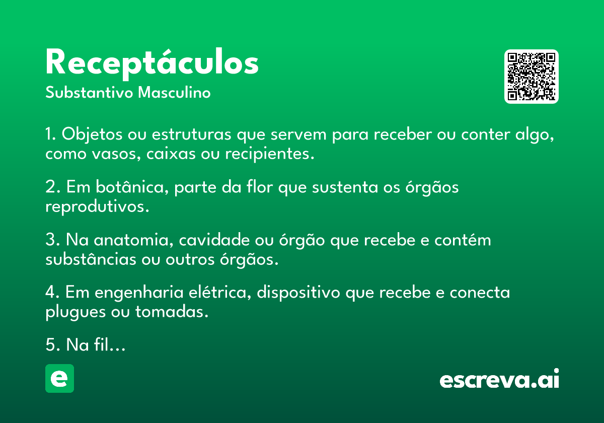receptáculos