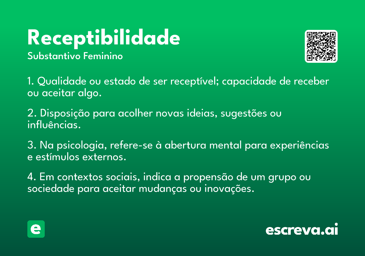 receptibilidade