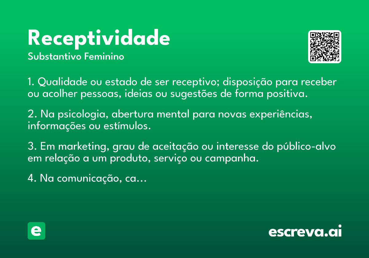 receptividade