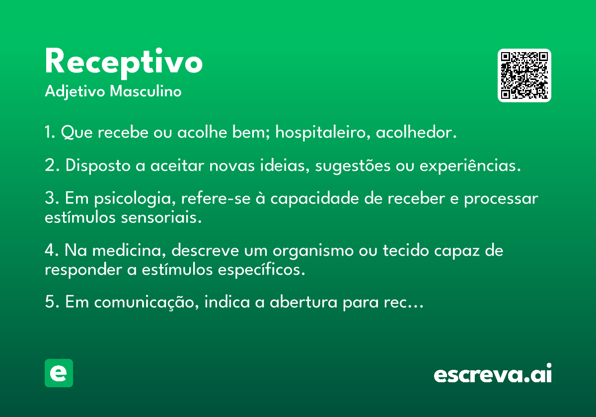 receptivo