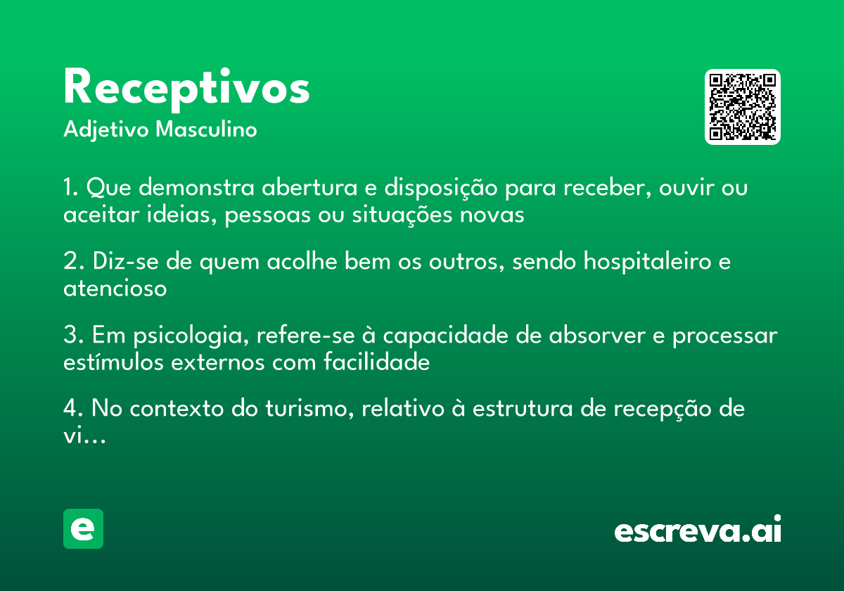 receptivos