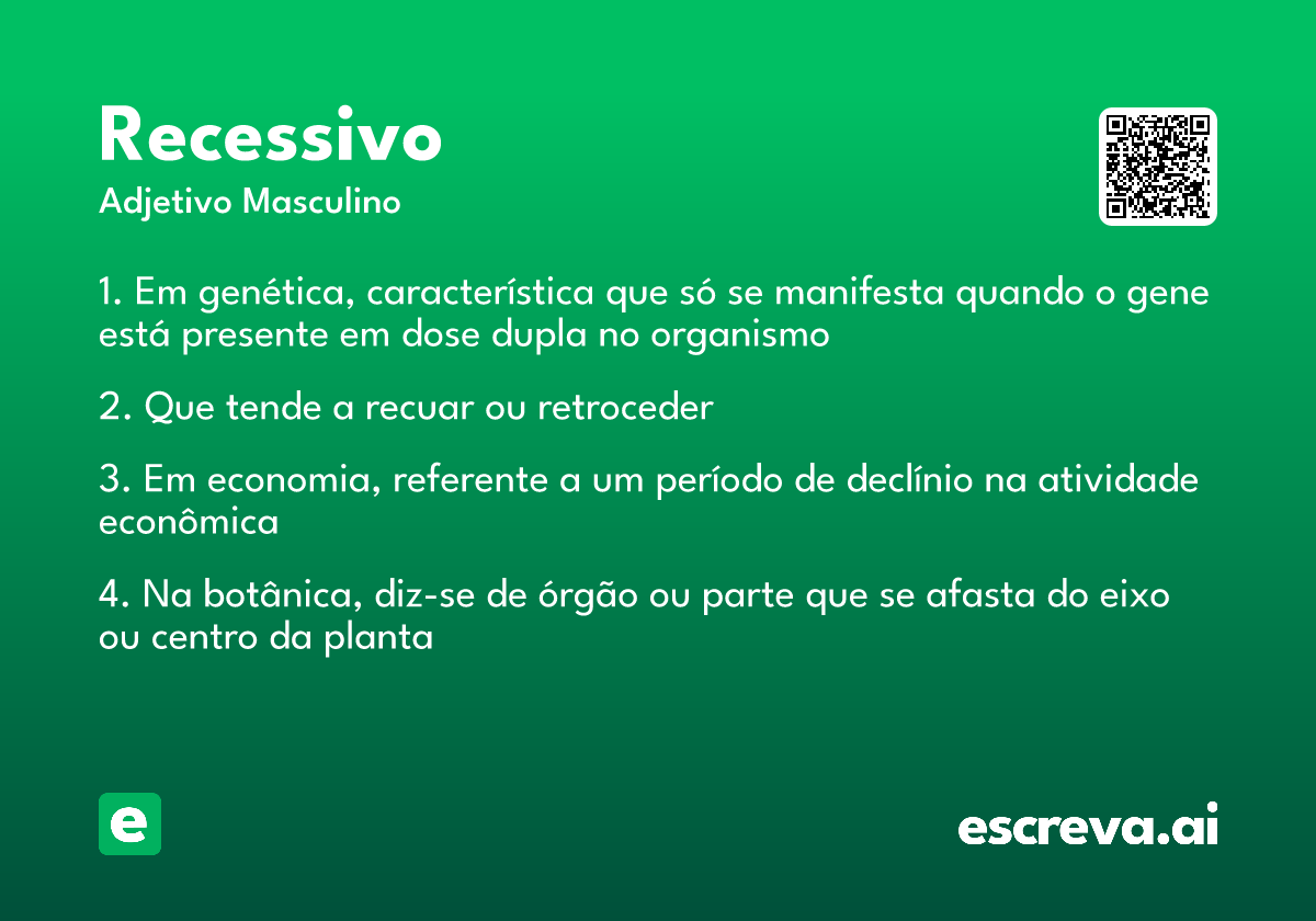 recessivo