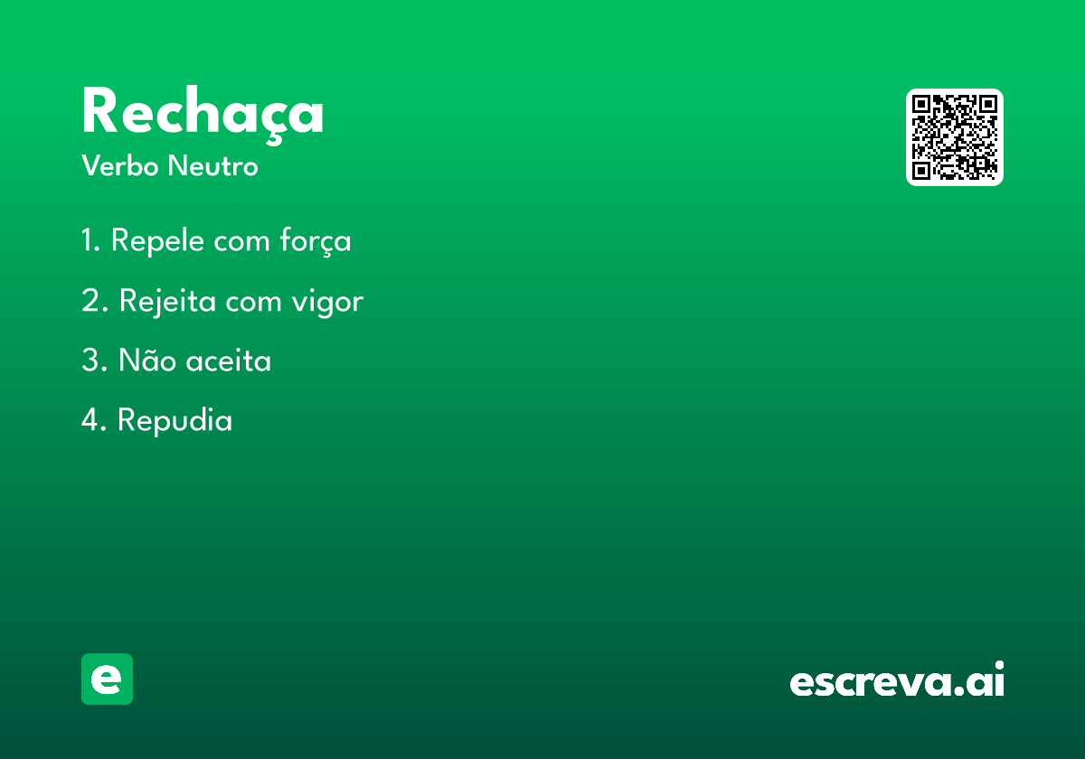 rechaça