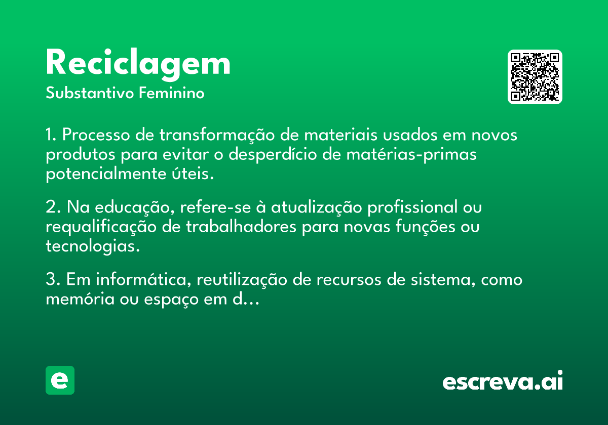 reciclagem