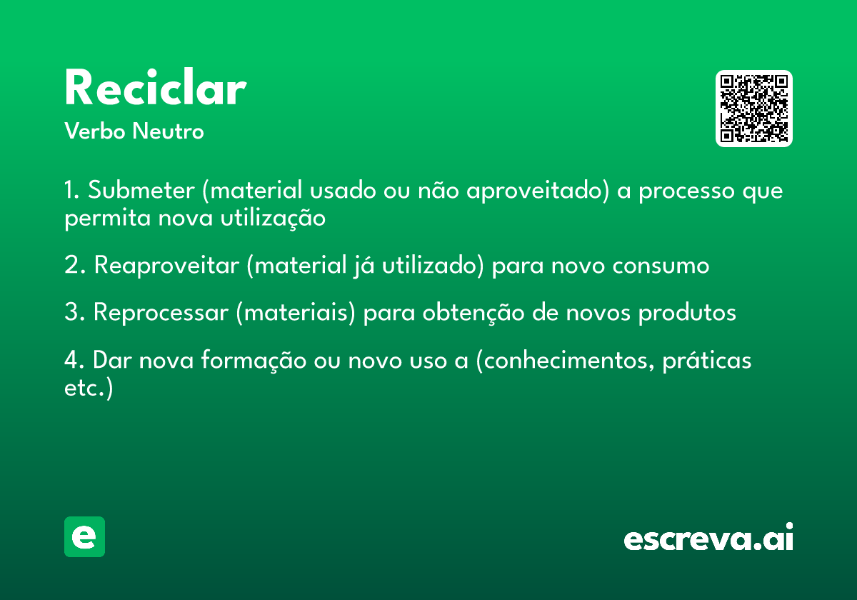 reciclar