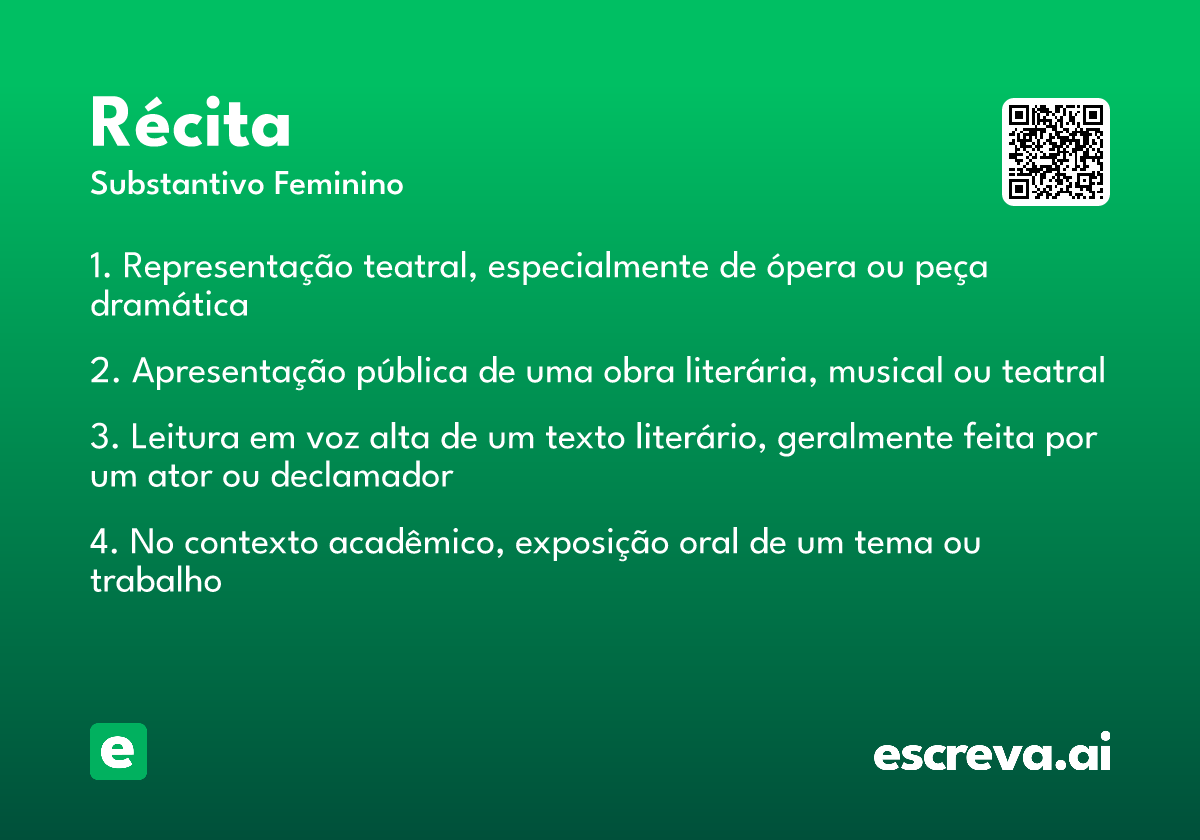 récita