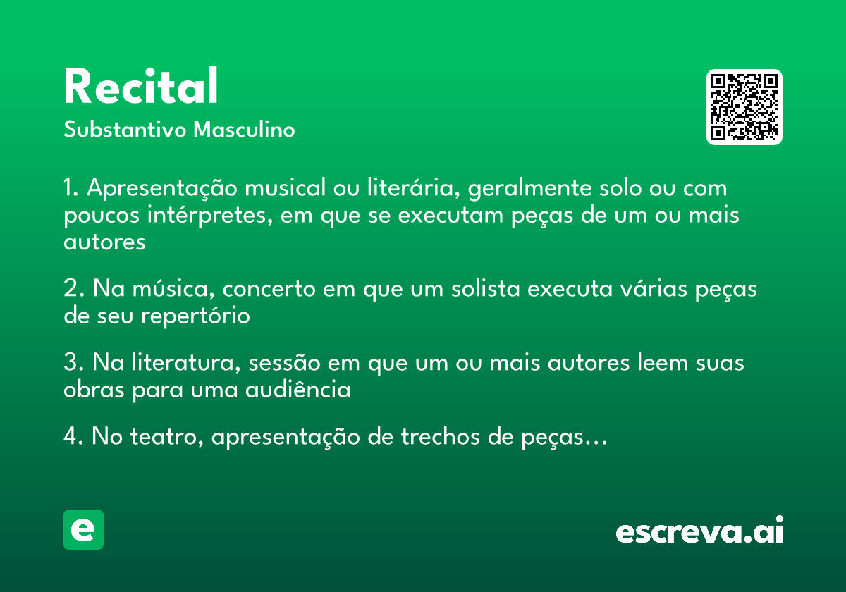 recital