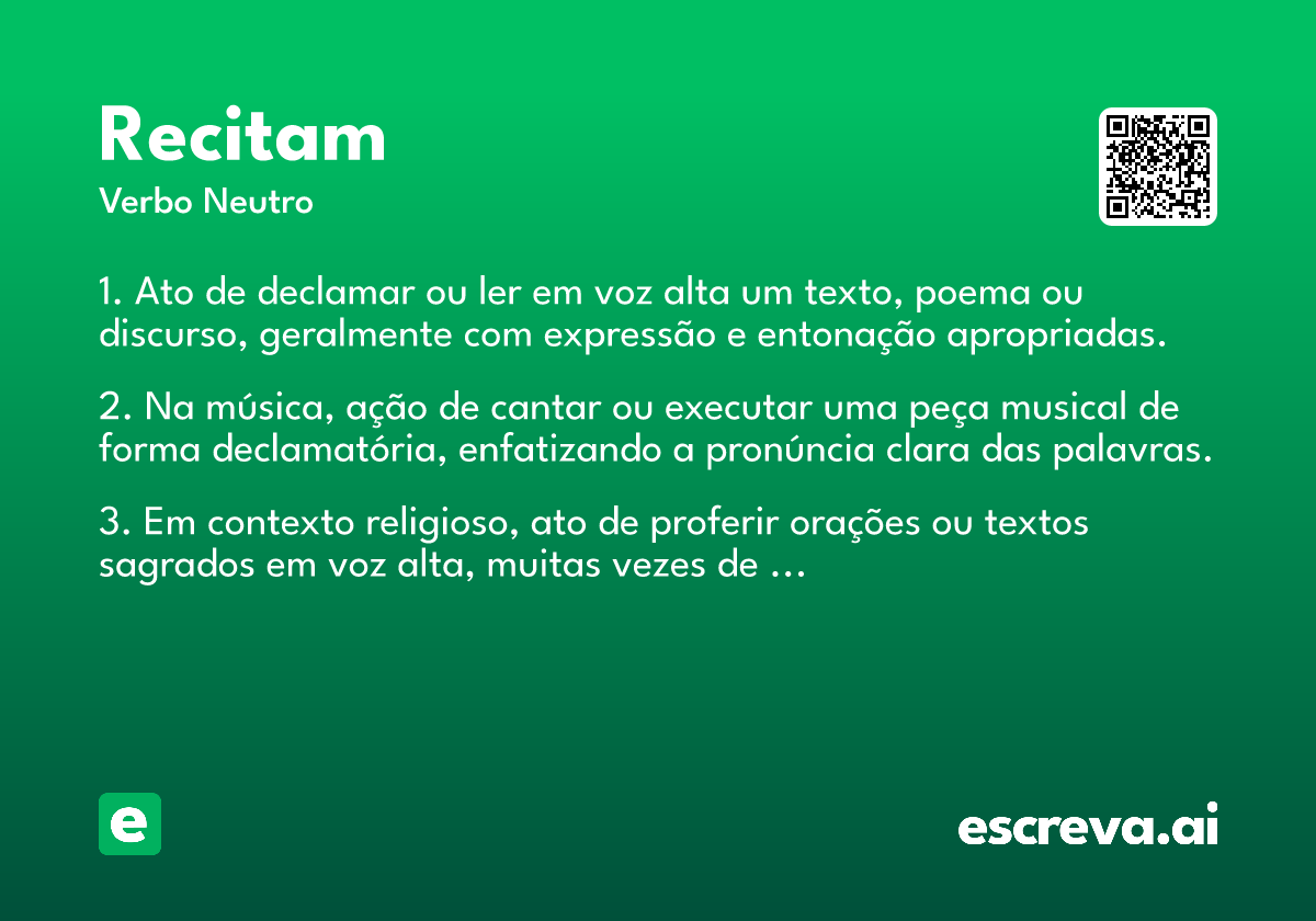 recitam