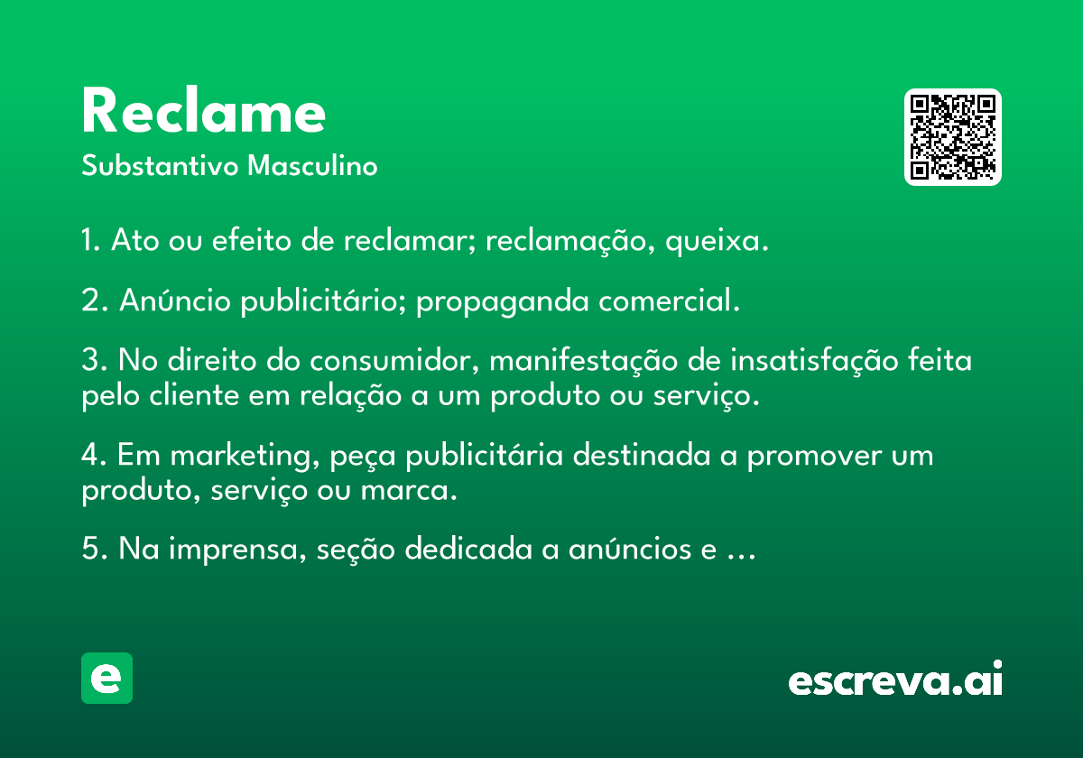 reclame