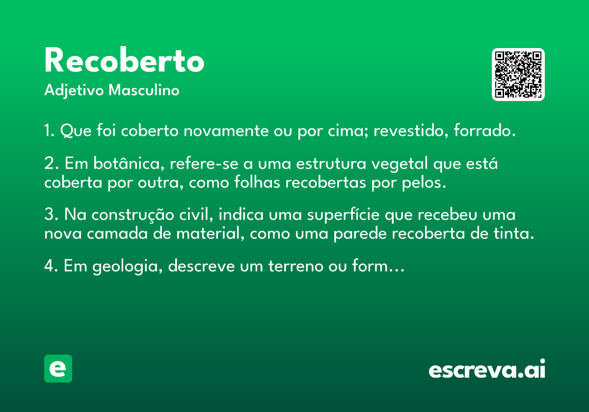 recoberto