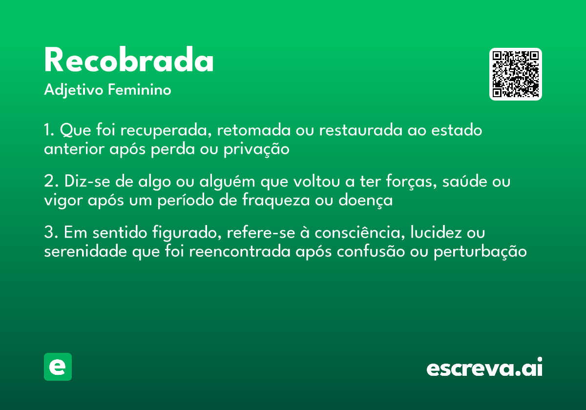 recobrada