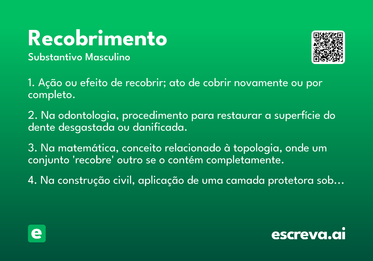 recobrimento