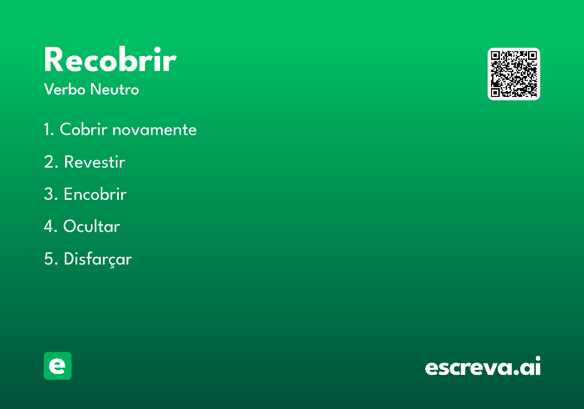 recobrir